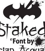 Staked Font Set